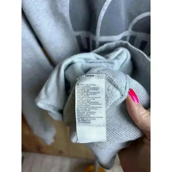 The North Face Men's Hoodie Gray Size M - Picture 6 of 8